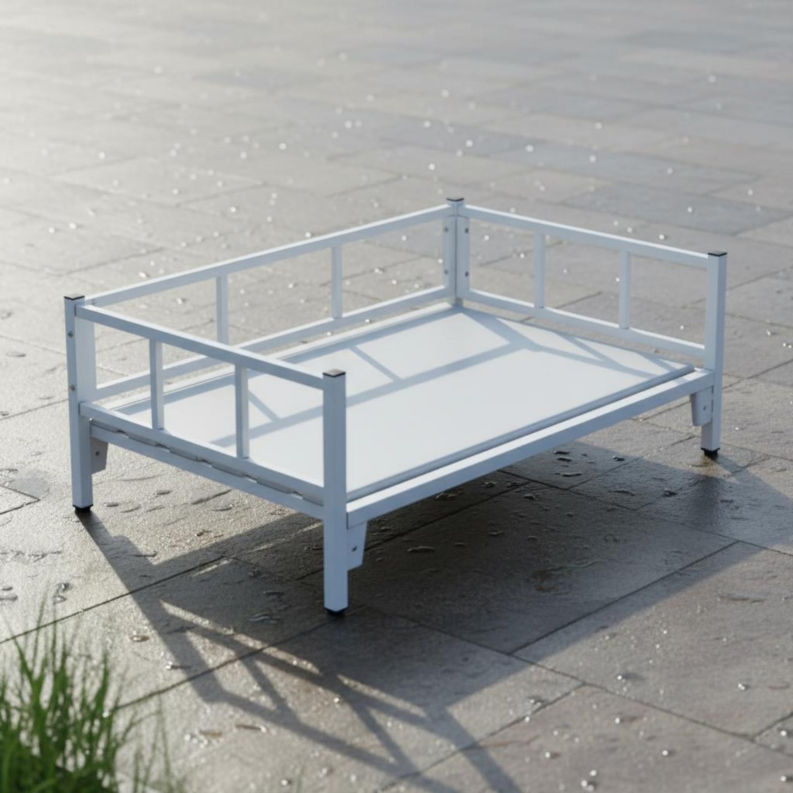 Outdoor Furniture Year Round - Cama elevada para perros, cuna elevada