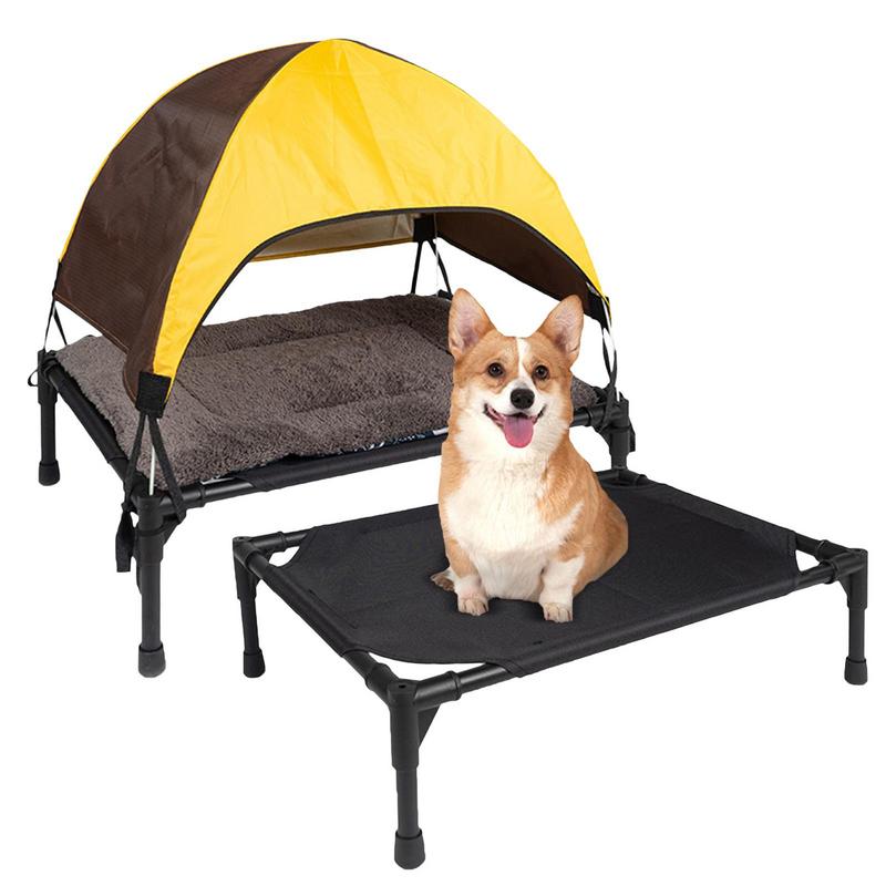 Camping Cot Foldable - Cama para perro elevada al aire