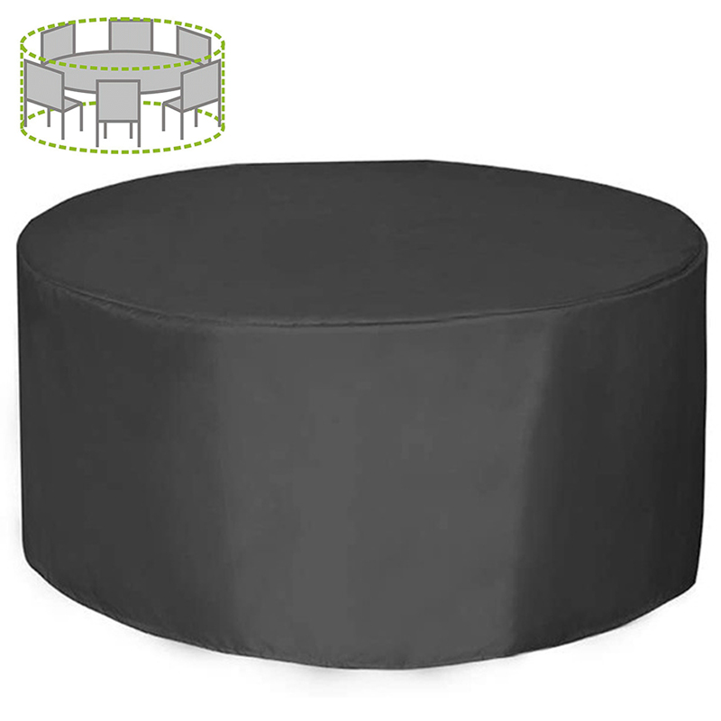 Outdoor Furniture Heavy Duty - Fundas Redondas para Muebles de Jardín,