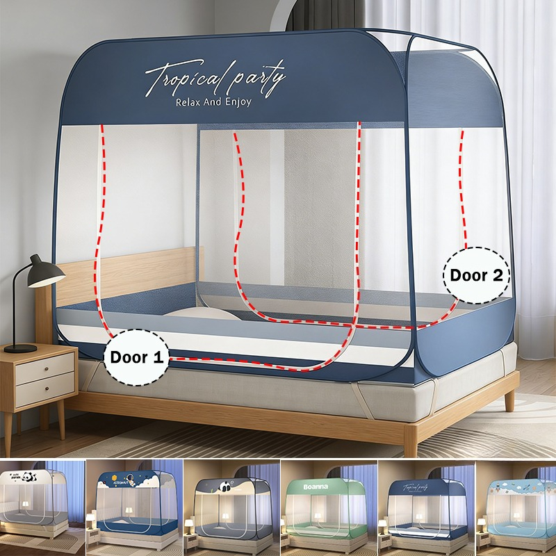 Camping Cot Foldable - Mosquitera para Cama, Mosquitera Mongol Portátil