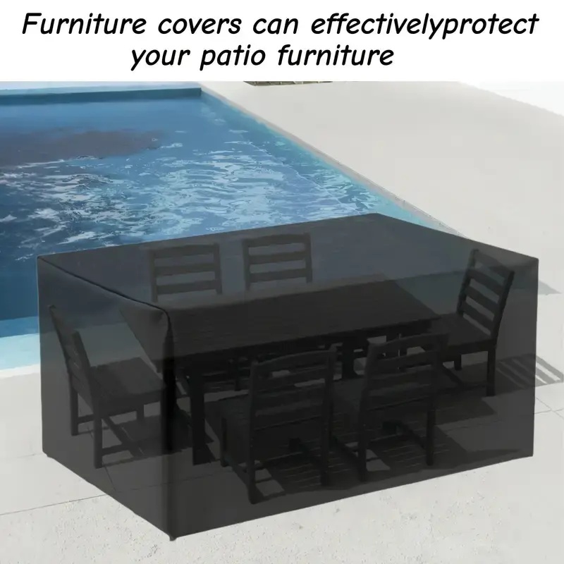 Outdoor Furniture Heavy Duty - Cubierta resistente al viento para muebles
