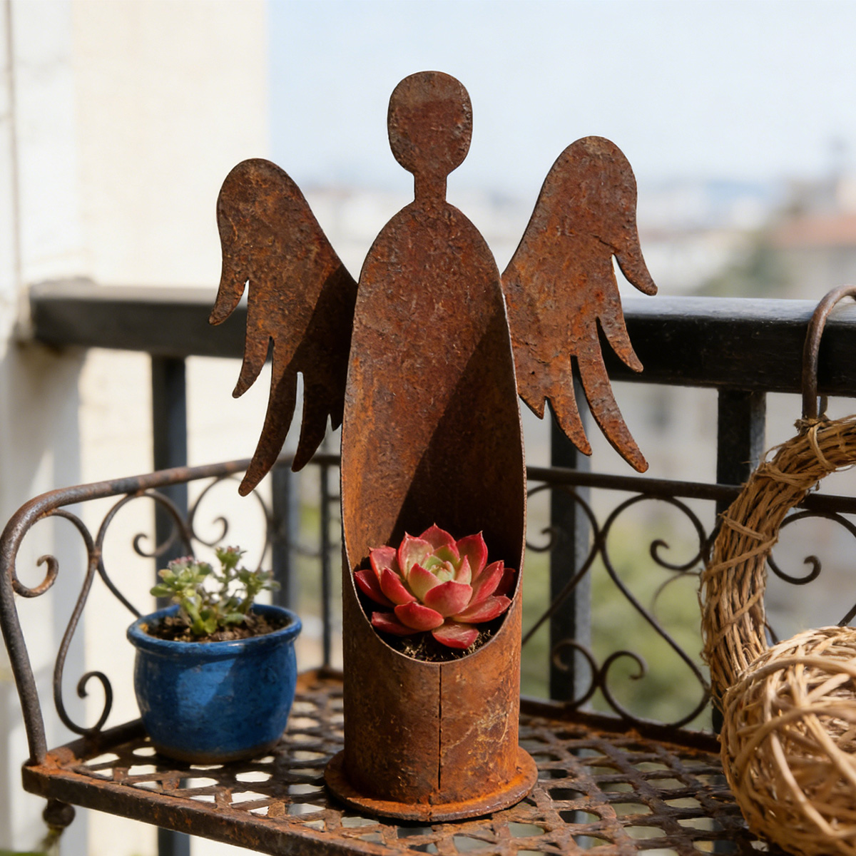 Escultura de hierro para jardí - Outdoor Furniture Vintage reseña y precio