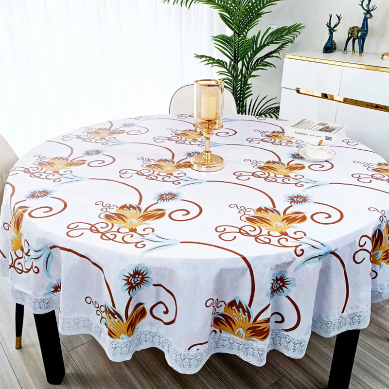 Mantel Redondo de PVC con Esta - Outdoor Furniture Year Round reseña y precio