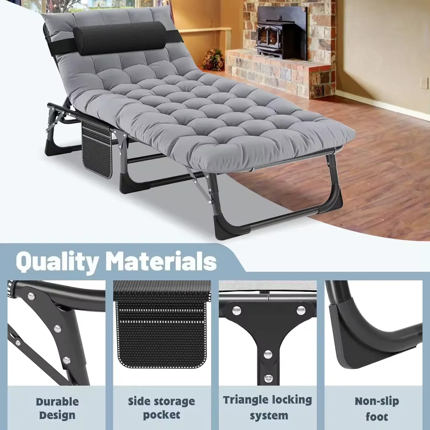 Cama Plegable Portátil con Pos - Outdoor Furniture For Sale reseña y precio