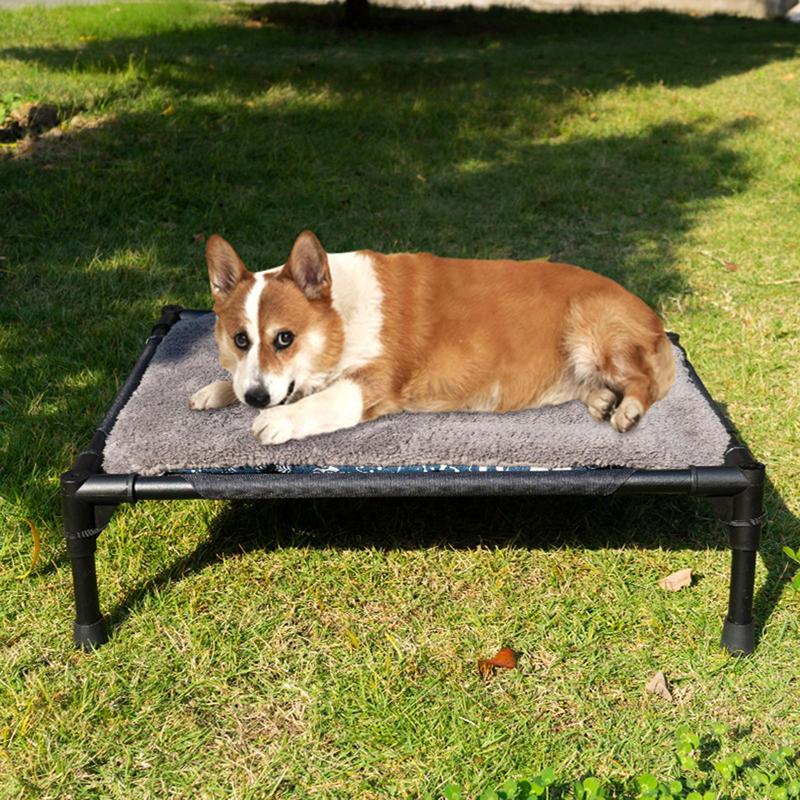 Cama para perro elevada al air - Camping Cot Foldable reseña y precio