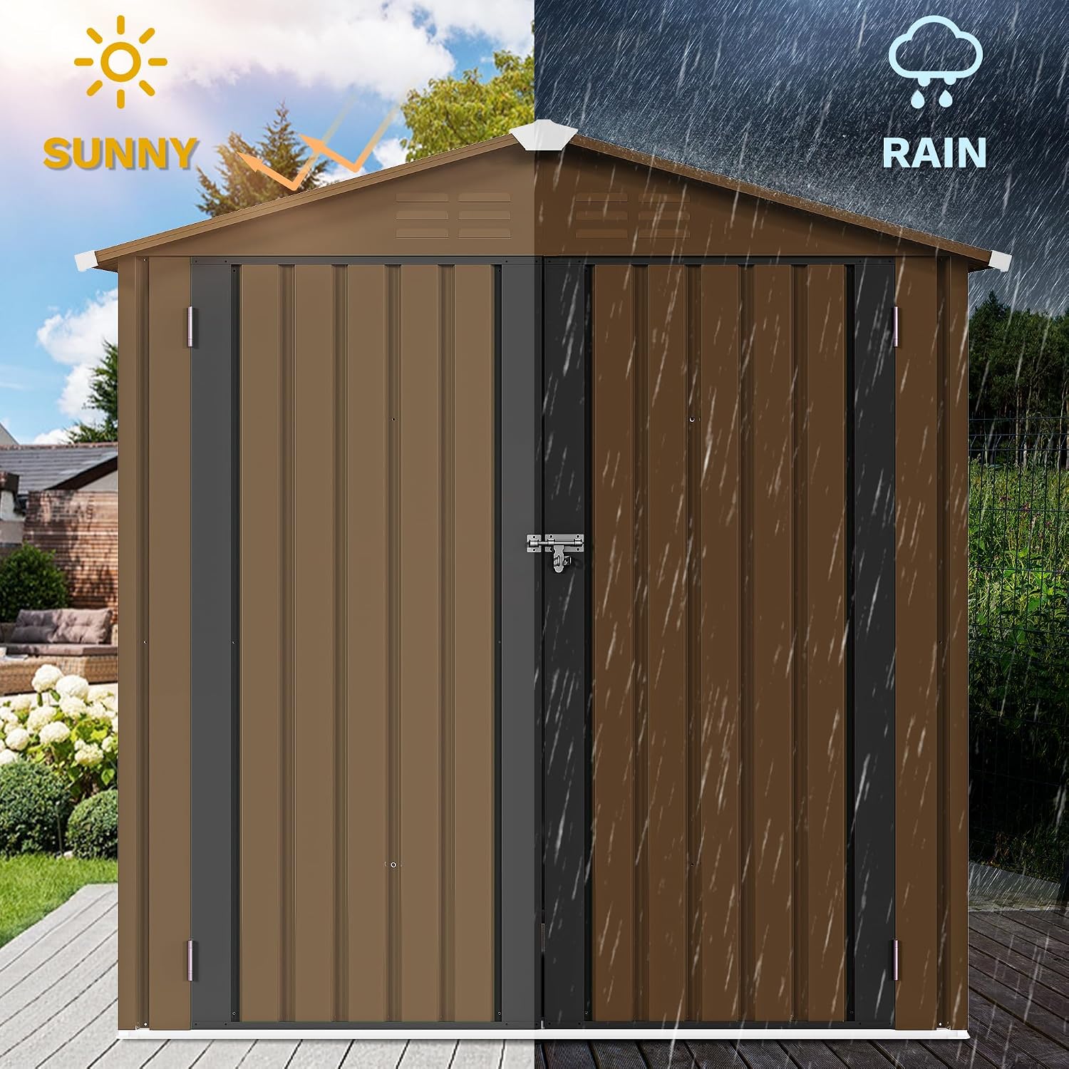 Caseta de Almacenamiento Metál - Outdoor Furniture Heavy Duty reseña y precio