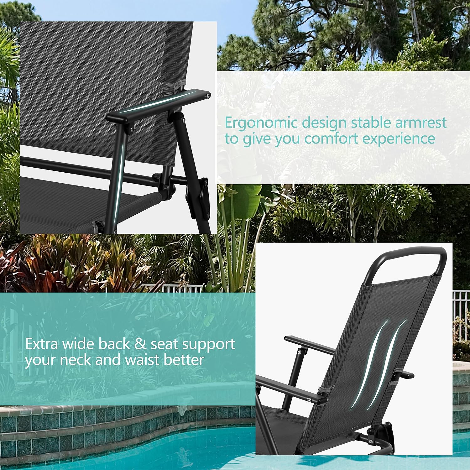 Conjunto de comedor de metal p - Outdoor Furniture For Sale reseña y precio