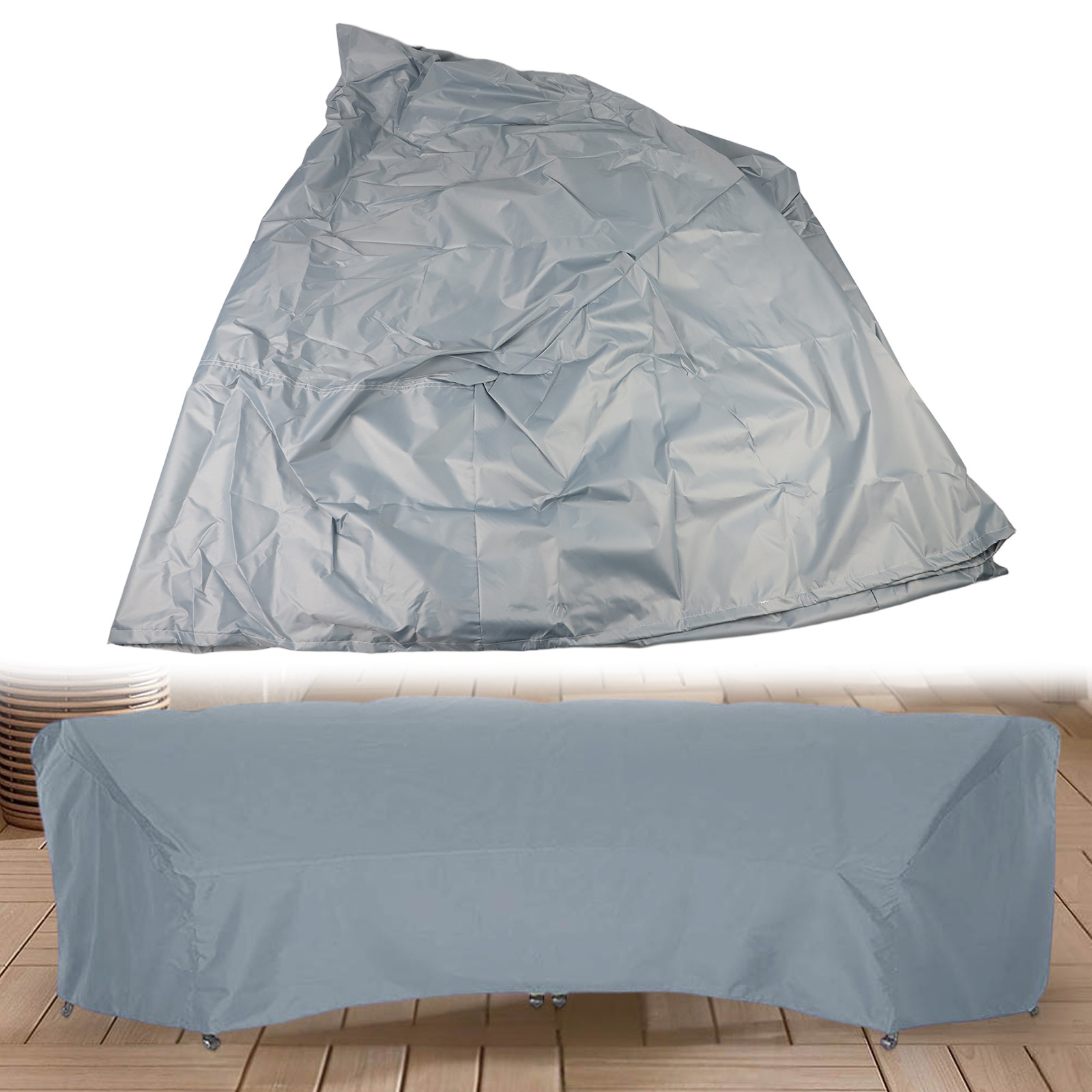 Funda para Sofá Curvo 210D, Fu - Outdoor Furniture Year Round reseña y precio