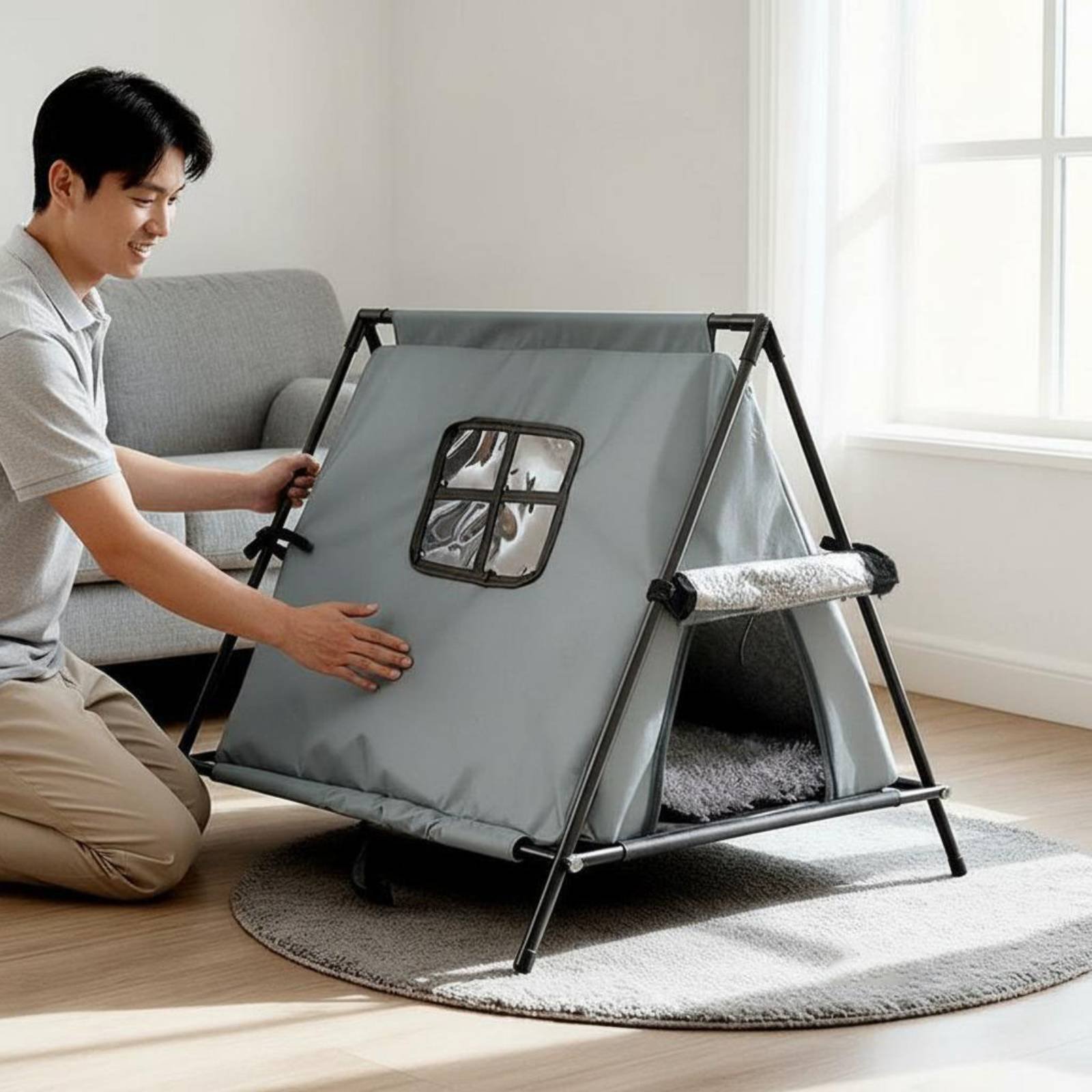 Casa para Gatos con Aislamient - Outdoor Furniture Year Round reseña y precio