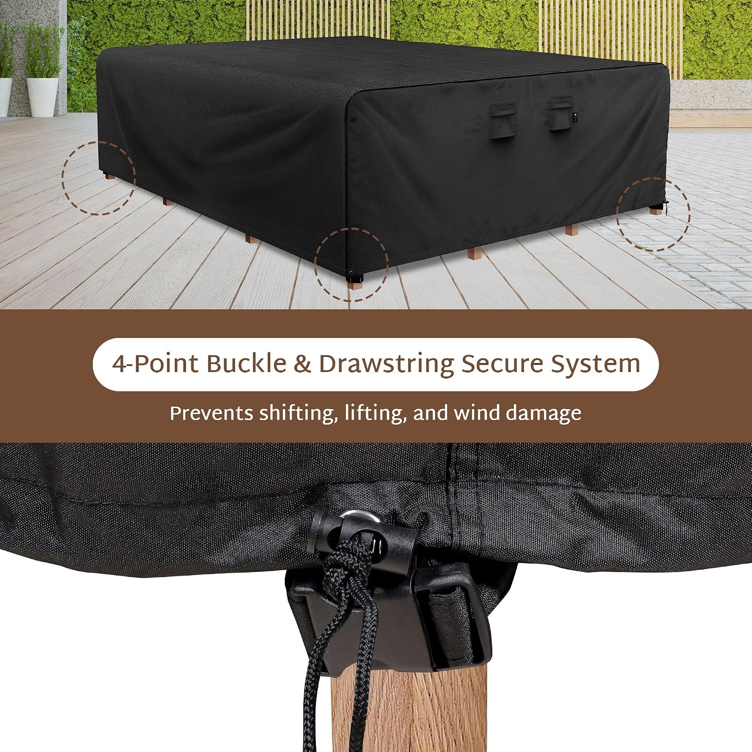 Funda rectangular para mesa de - Outdoor Furniture Heavy Duty reseña y precio