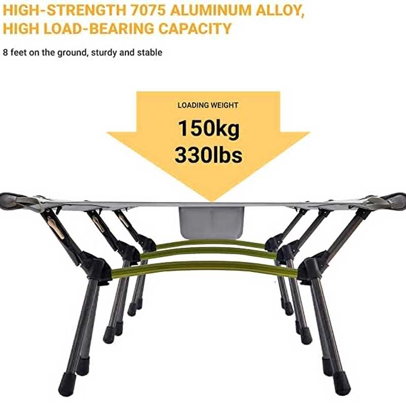 Nueva Cama Plegable Portátil p - Camping Cot Foldable reseña y precio