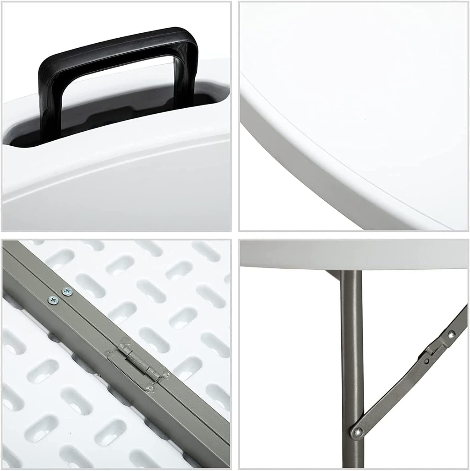 Mesa Redonda Plegable de Plást - Outdoor Furniture For Sale reseña y precio