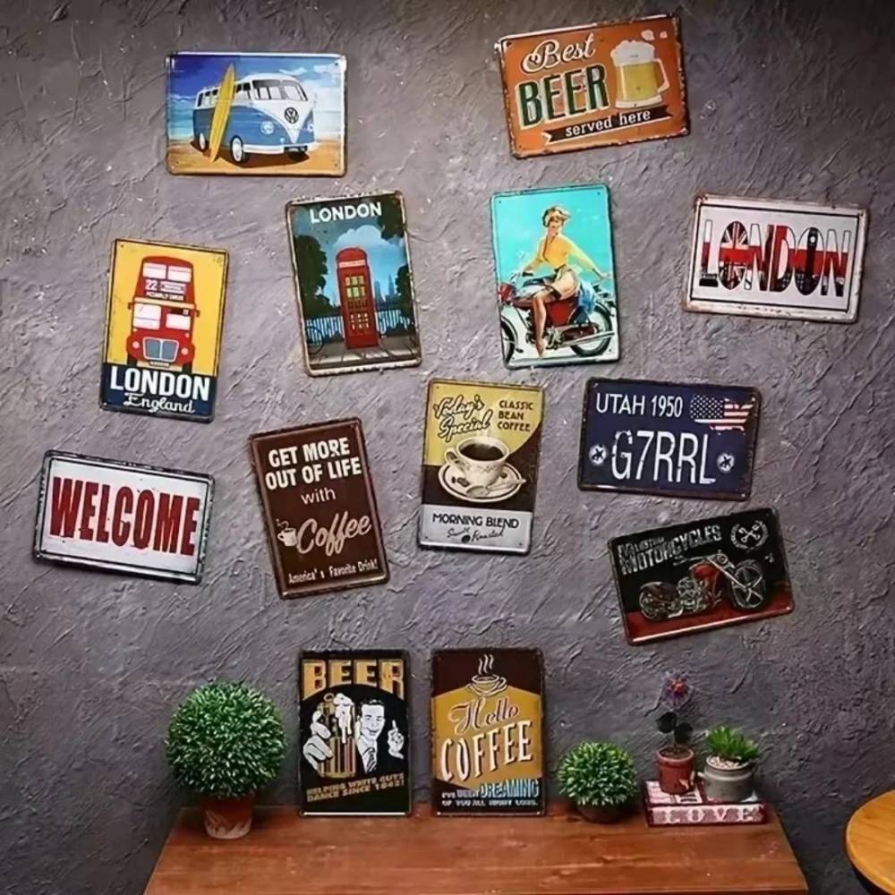 CIFBUY Arte de pared de alumin - Outdoor Furniture Vintage reseña y precio