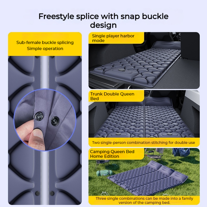 Cama inflable automática de al - Camping Cot Foldable reseña y precio